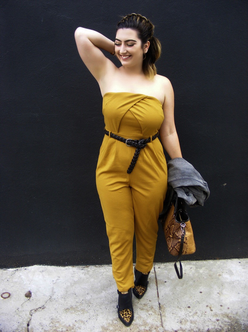 Fall Mustard Jumpsuit 5